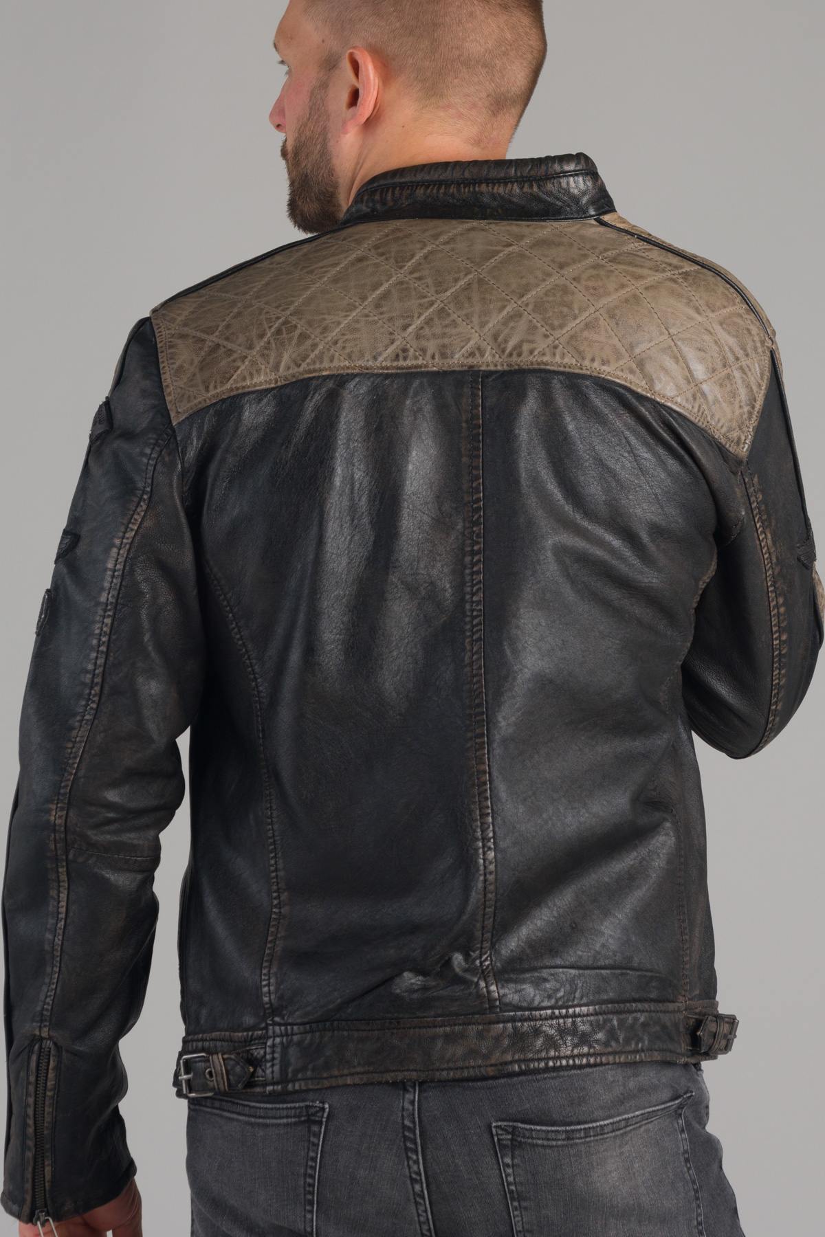 Distressed biker jacket - Image n°4