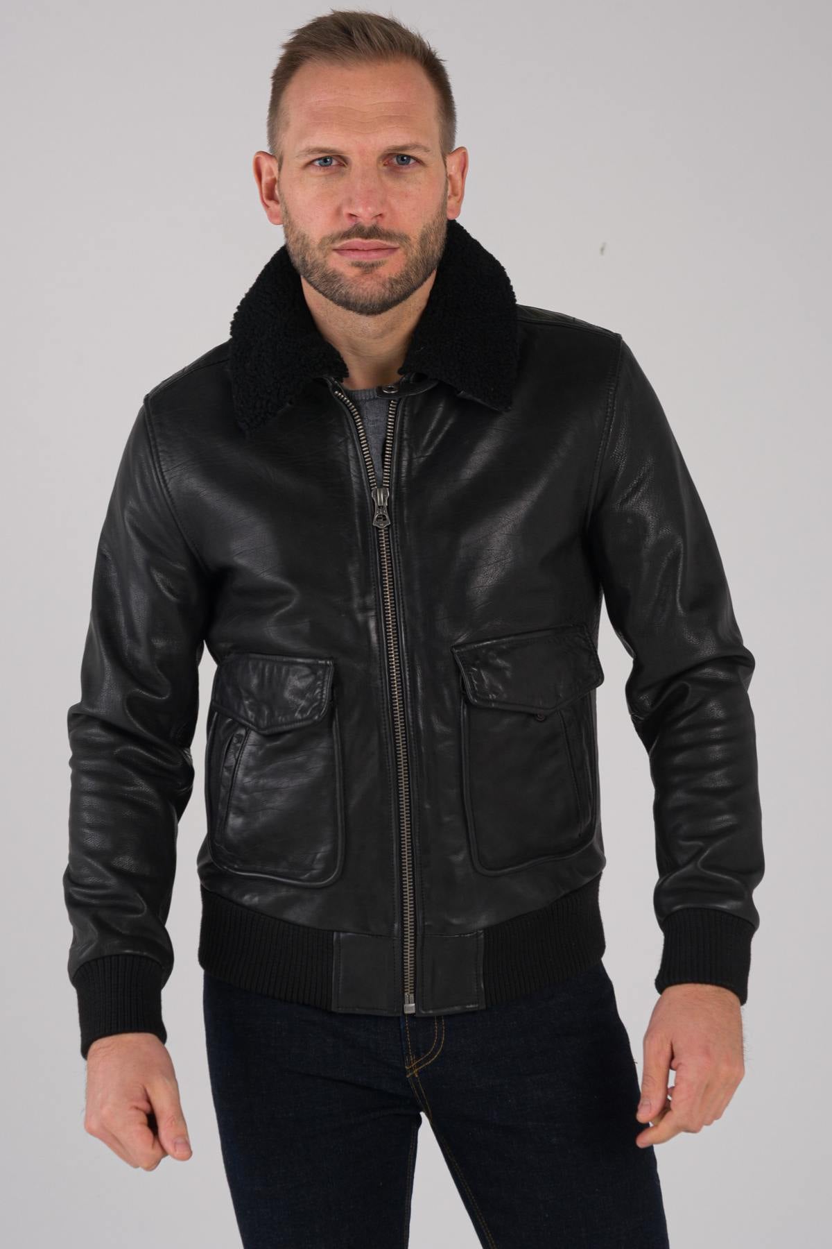 Lambskin aviator - Image n°1