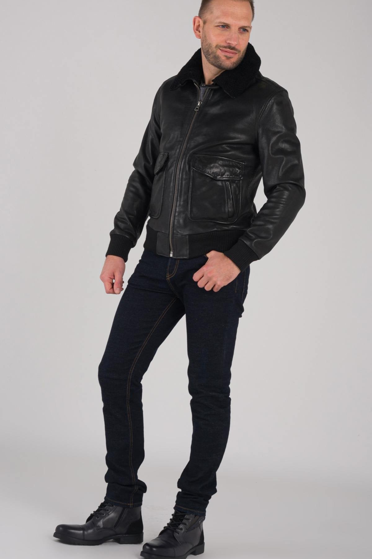 Lambskin aviator - Image n°2