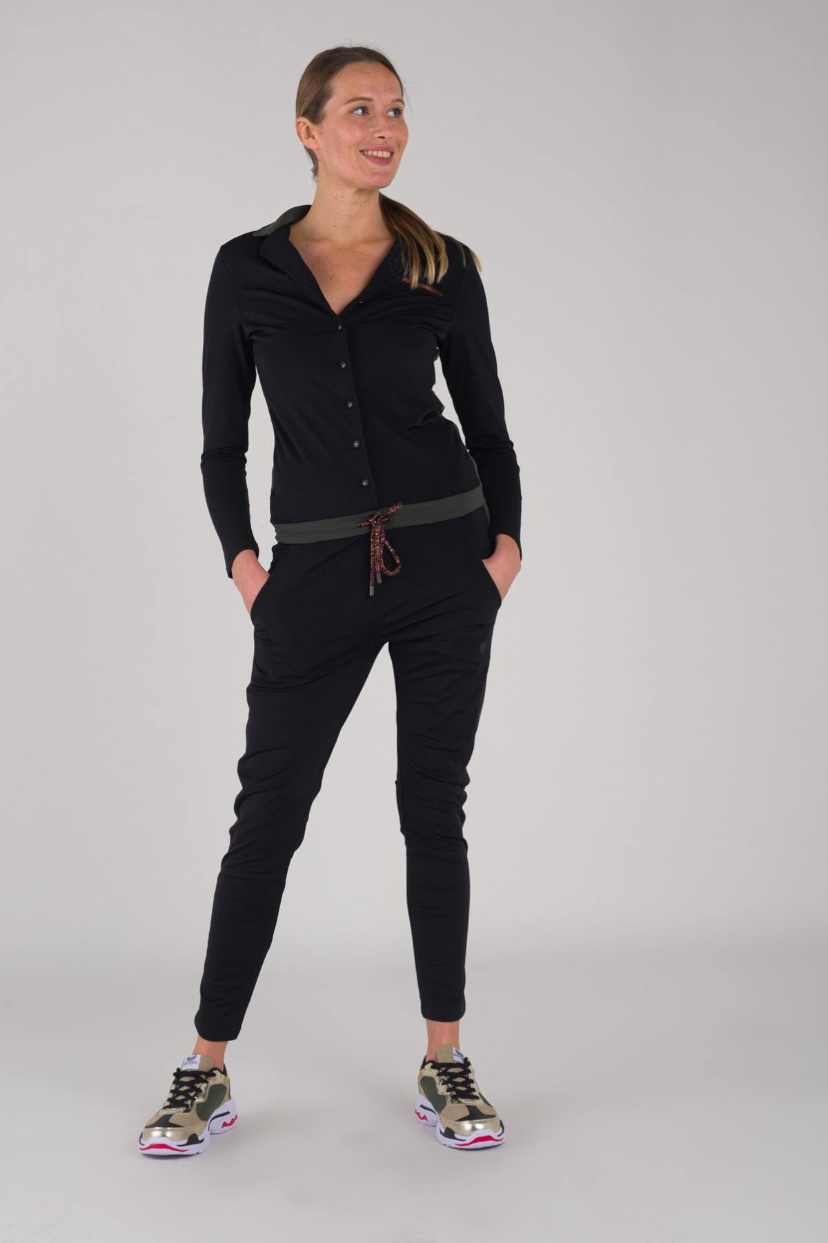 Black women's jumpsuit - Image n°6