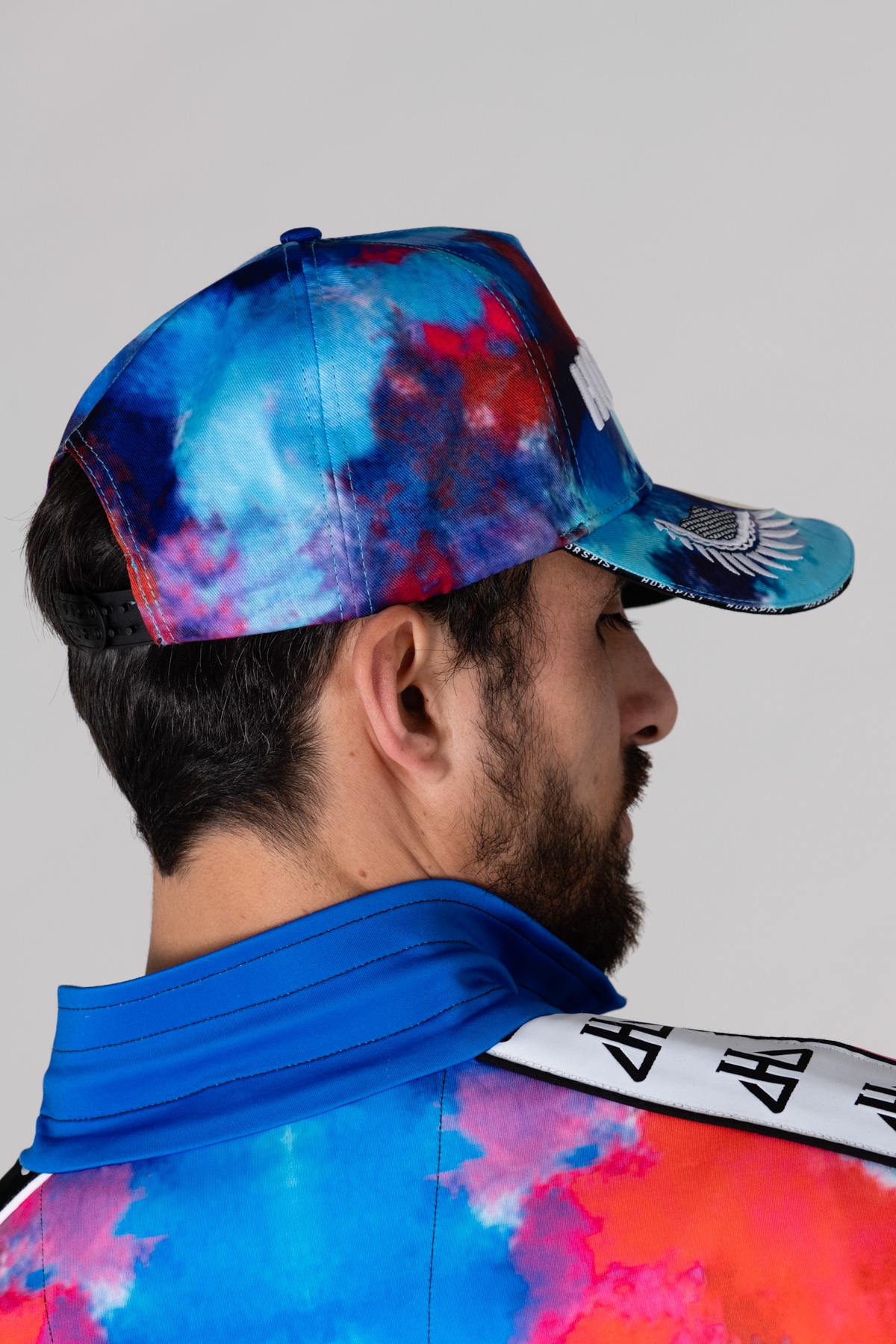 Blue and red multicolor cap - Image n°2