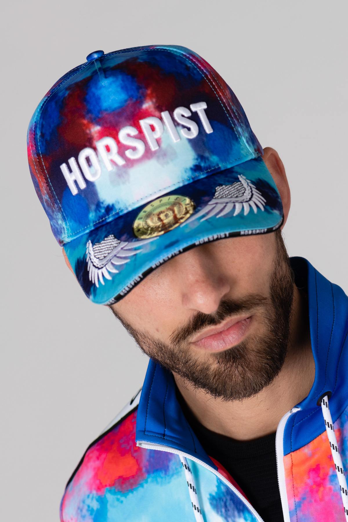 Blue and red multicolor cap - Image n°3