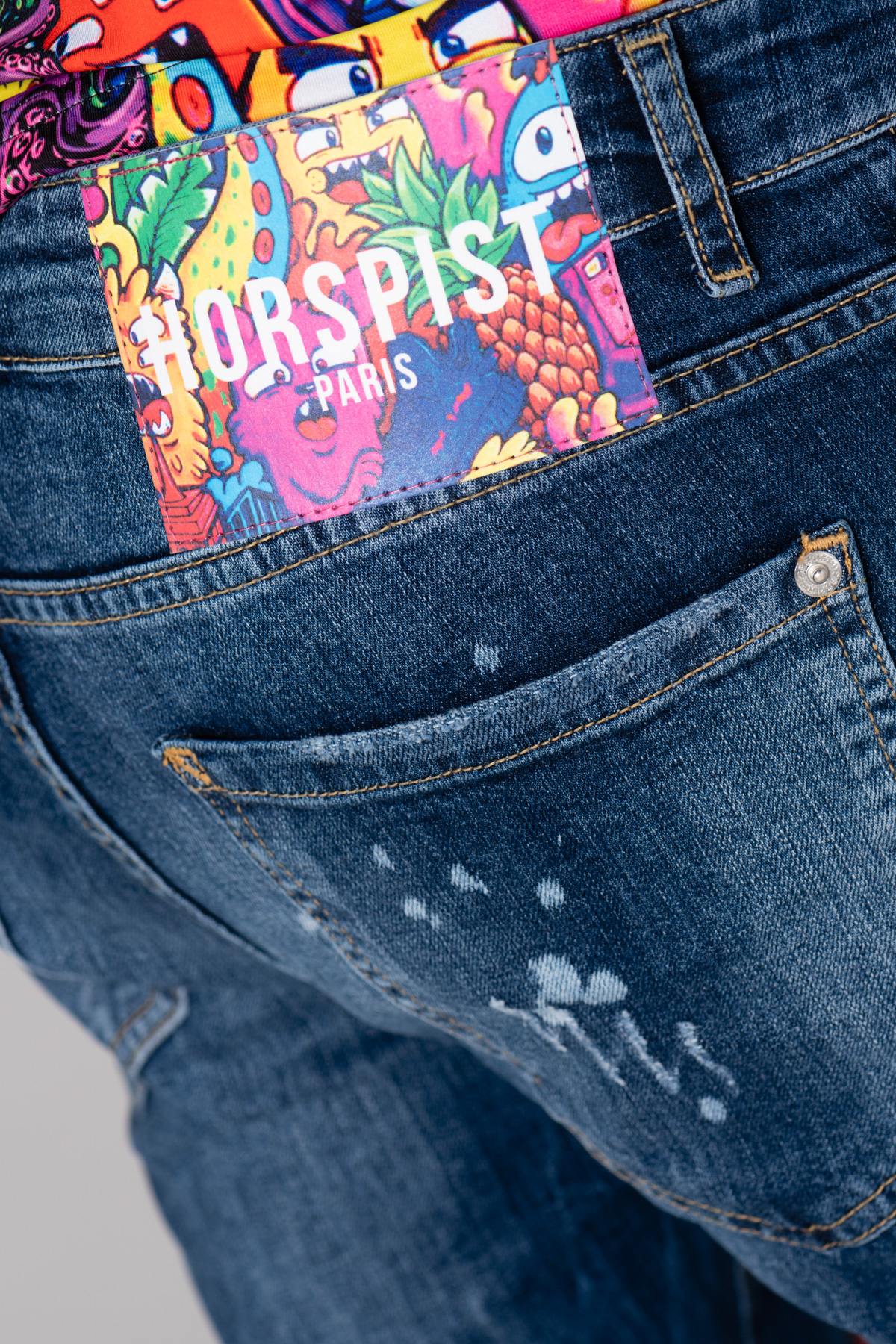 customized horspist jeans - Image n°5