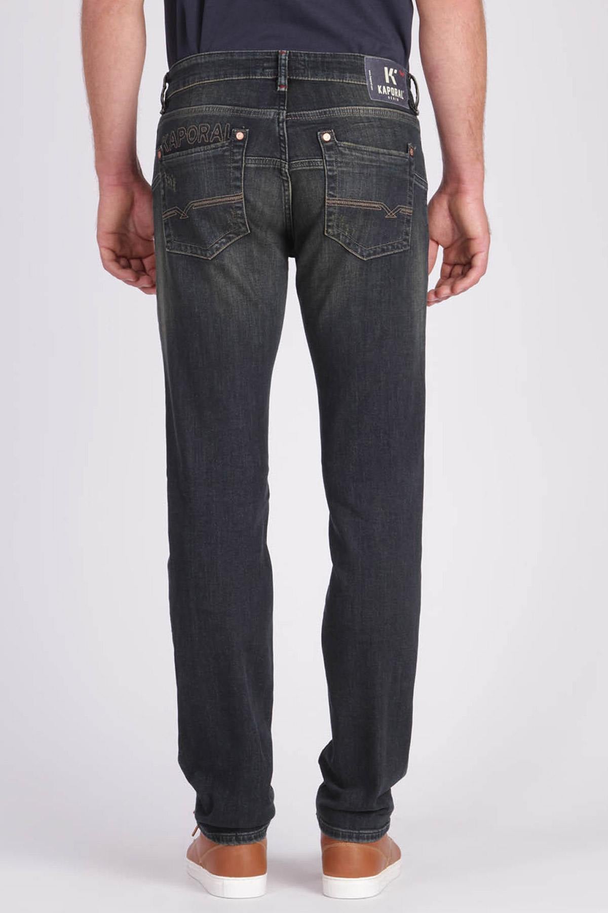 Washed straight jeans for men - Image n°6