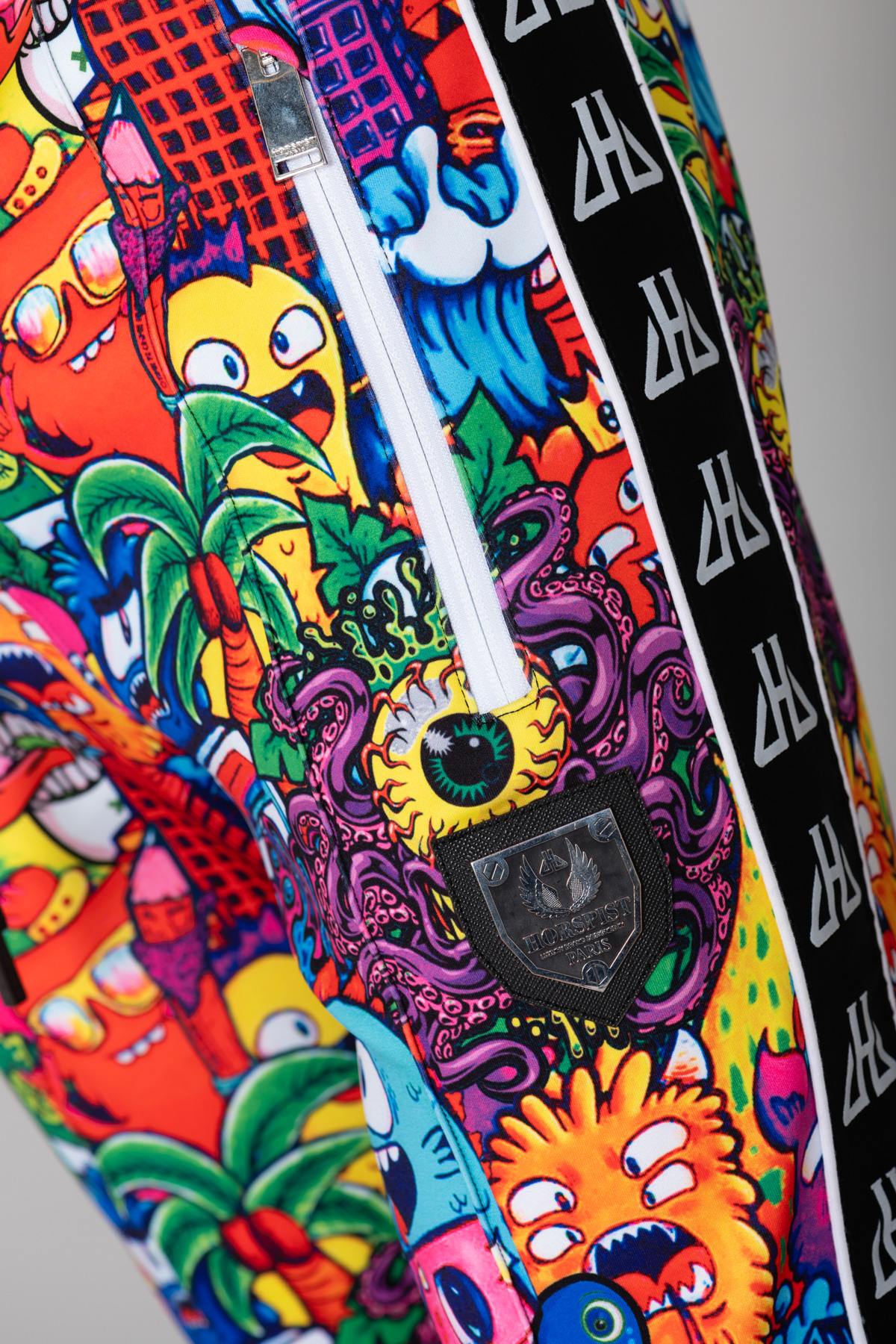 Color pop graffiti jogging pants - Image n°4