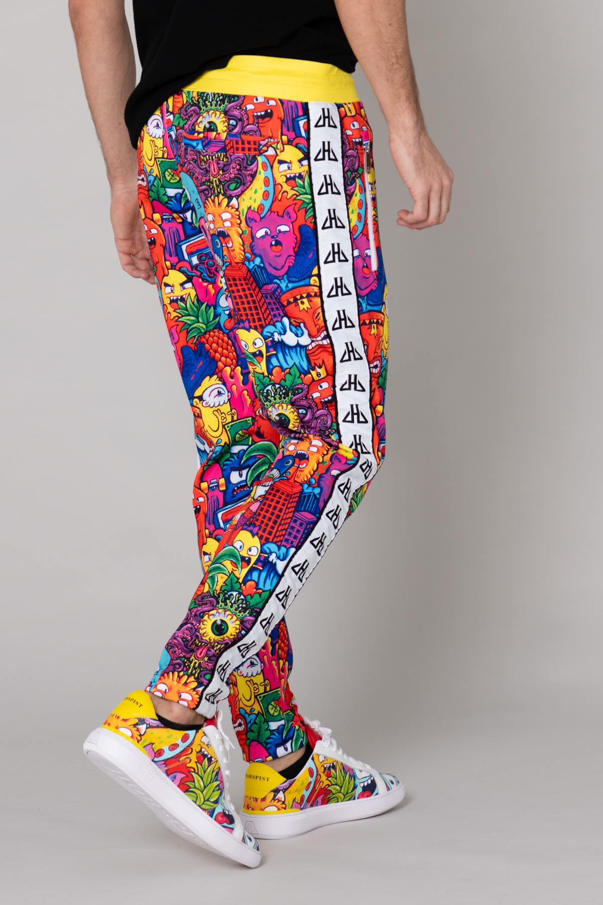 Color pop graffiti jogging pants - Image n°2