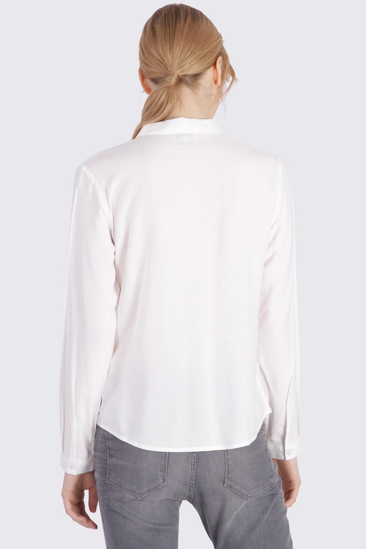 White long sleeve shirt - Image n°3