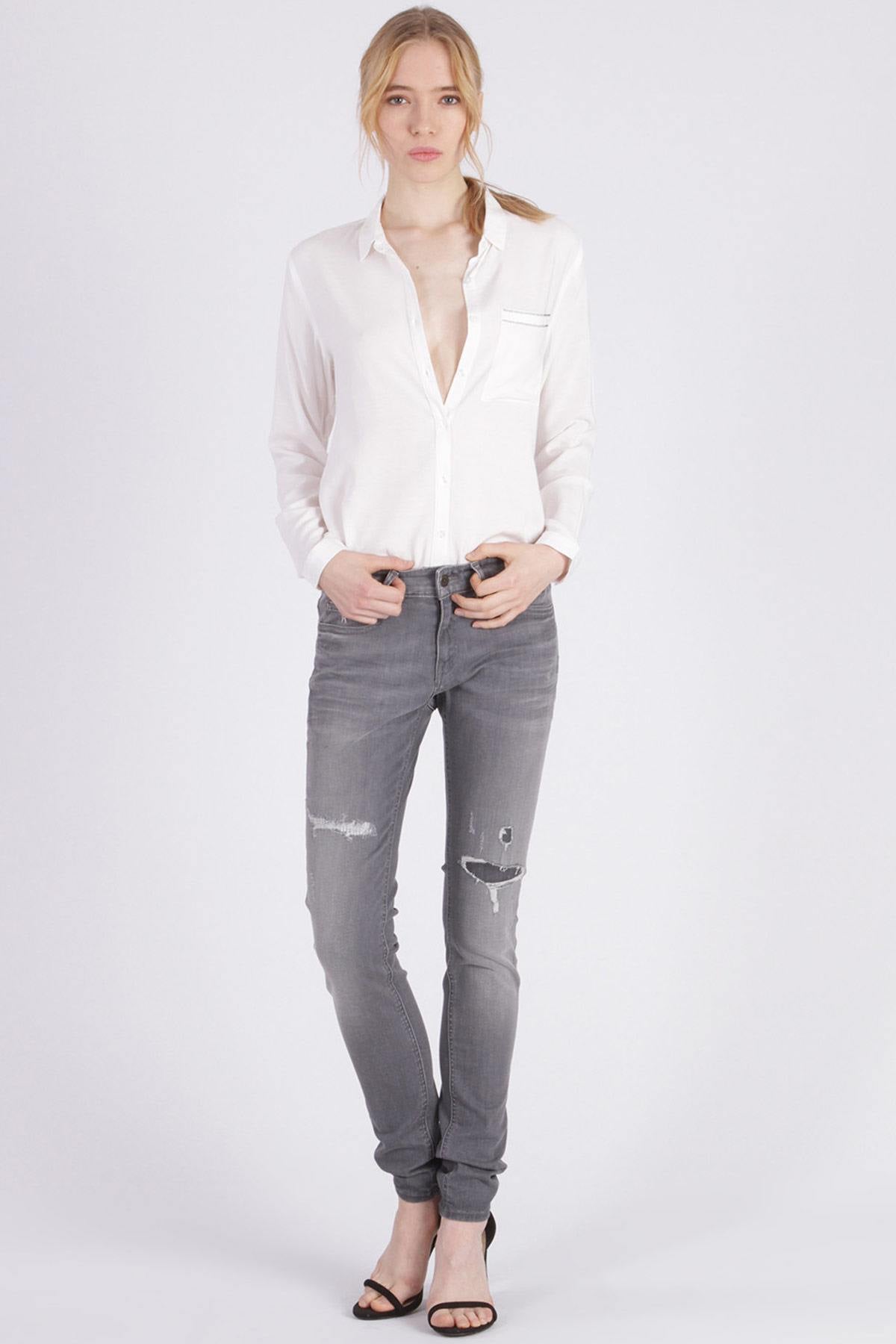 White long sleeve shirt - Image n°2