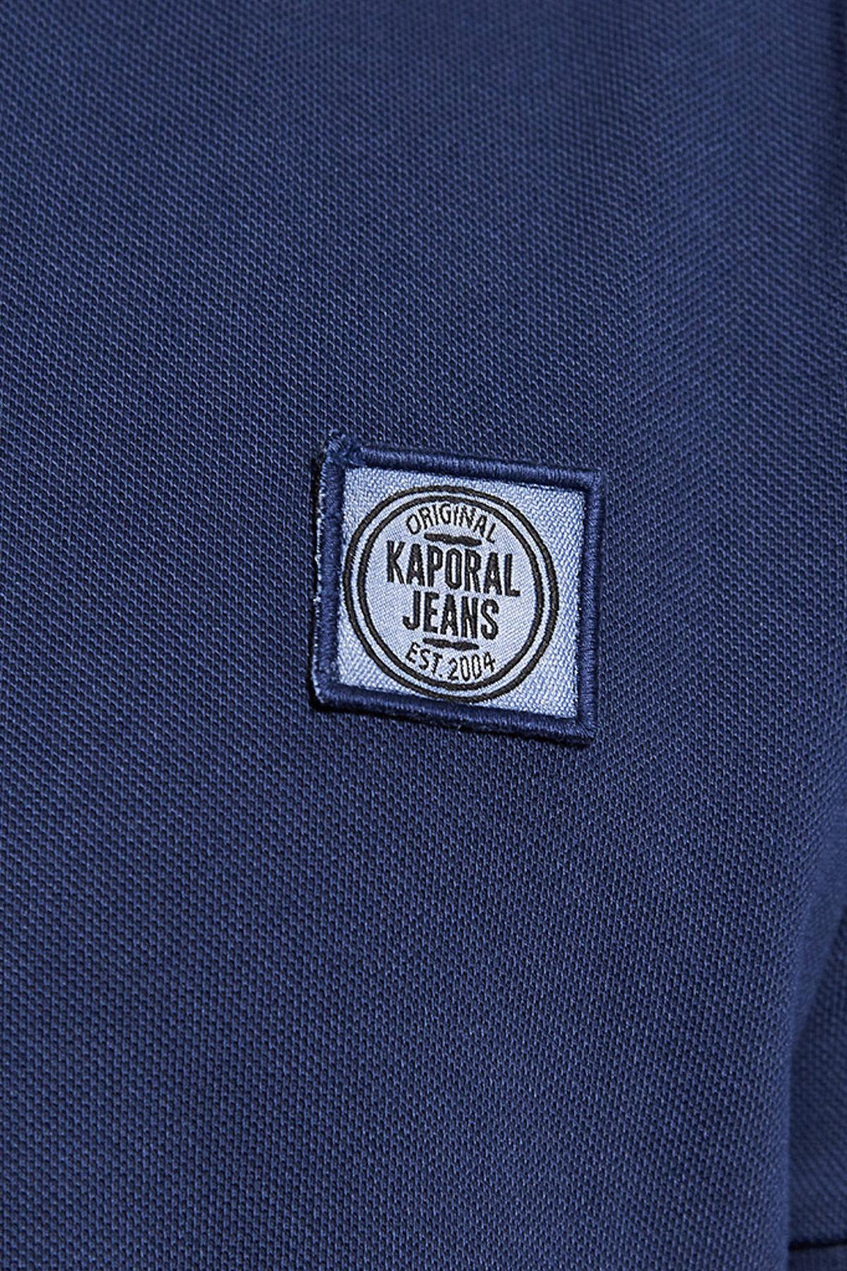 Men's navy blue polo shirt - Image n°4