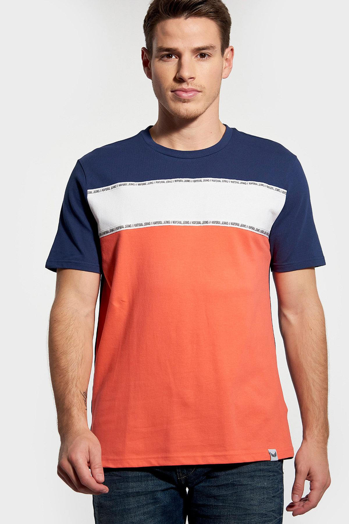 Tricolor round neck t-shirt - Image n°1