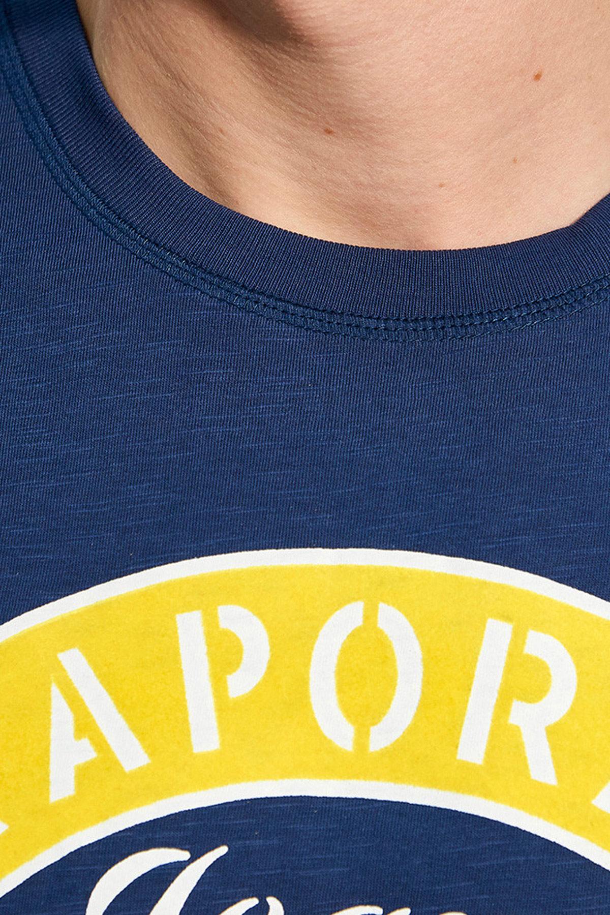 Men's navy blue t-shirt - Image n°4