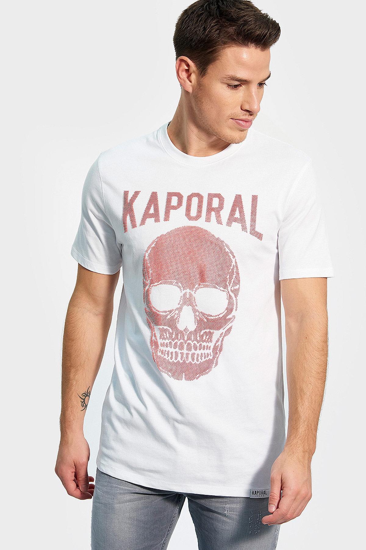 White red skull t-shirt - Image n°1