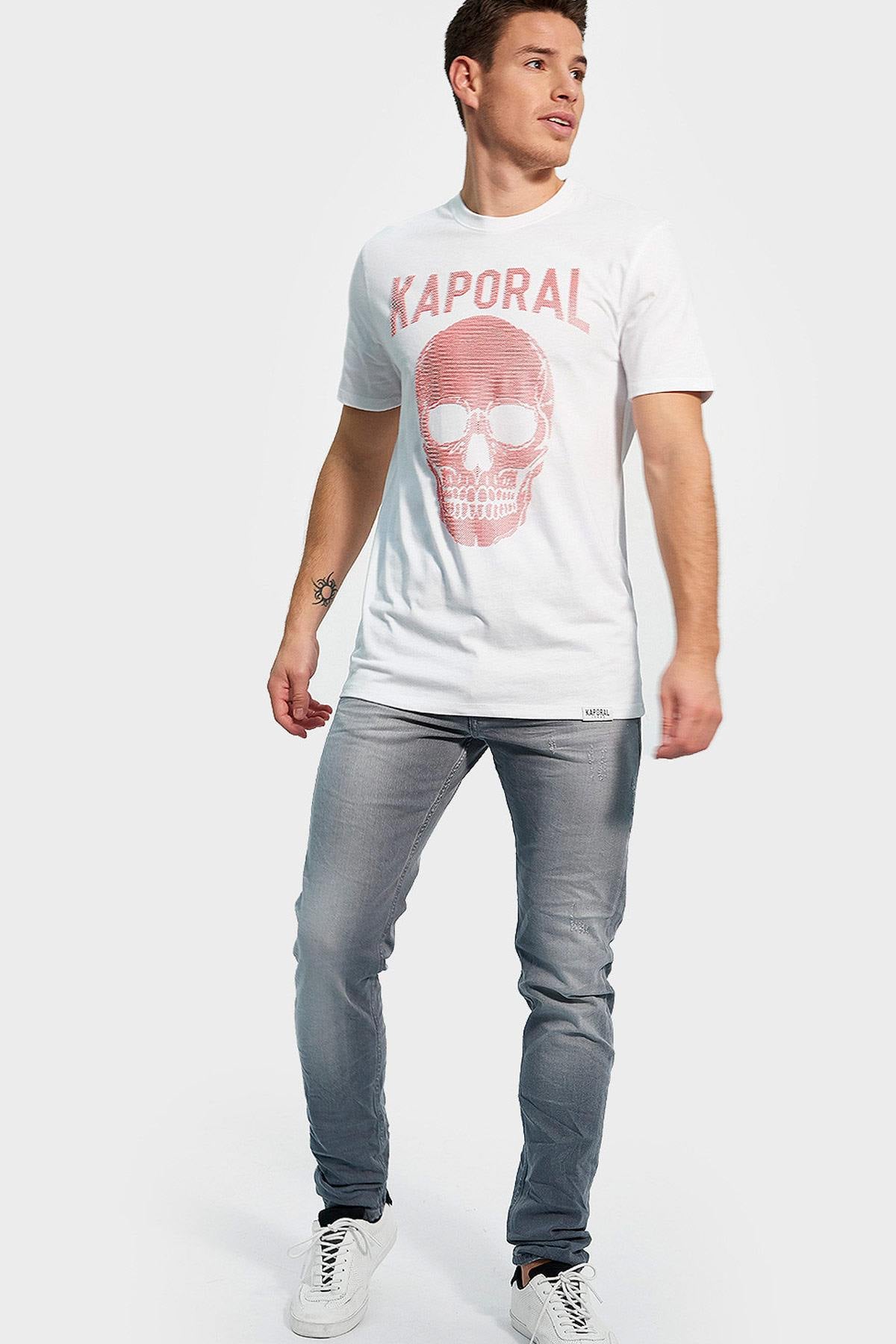 White red skull t-shirt - Image n°2