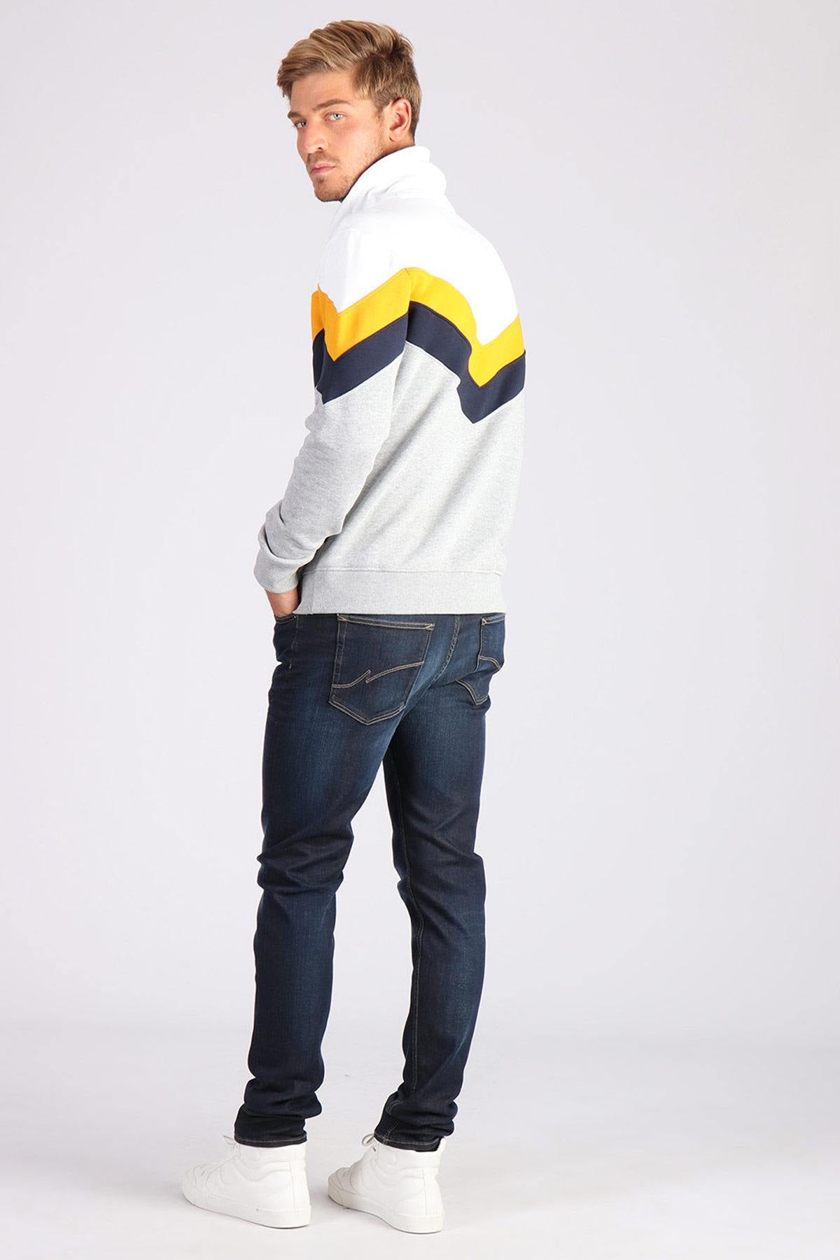 Slim fit stretch washed jeans - Image n°5