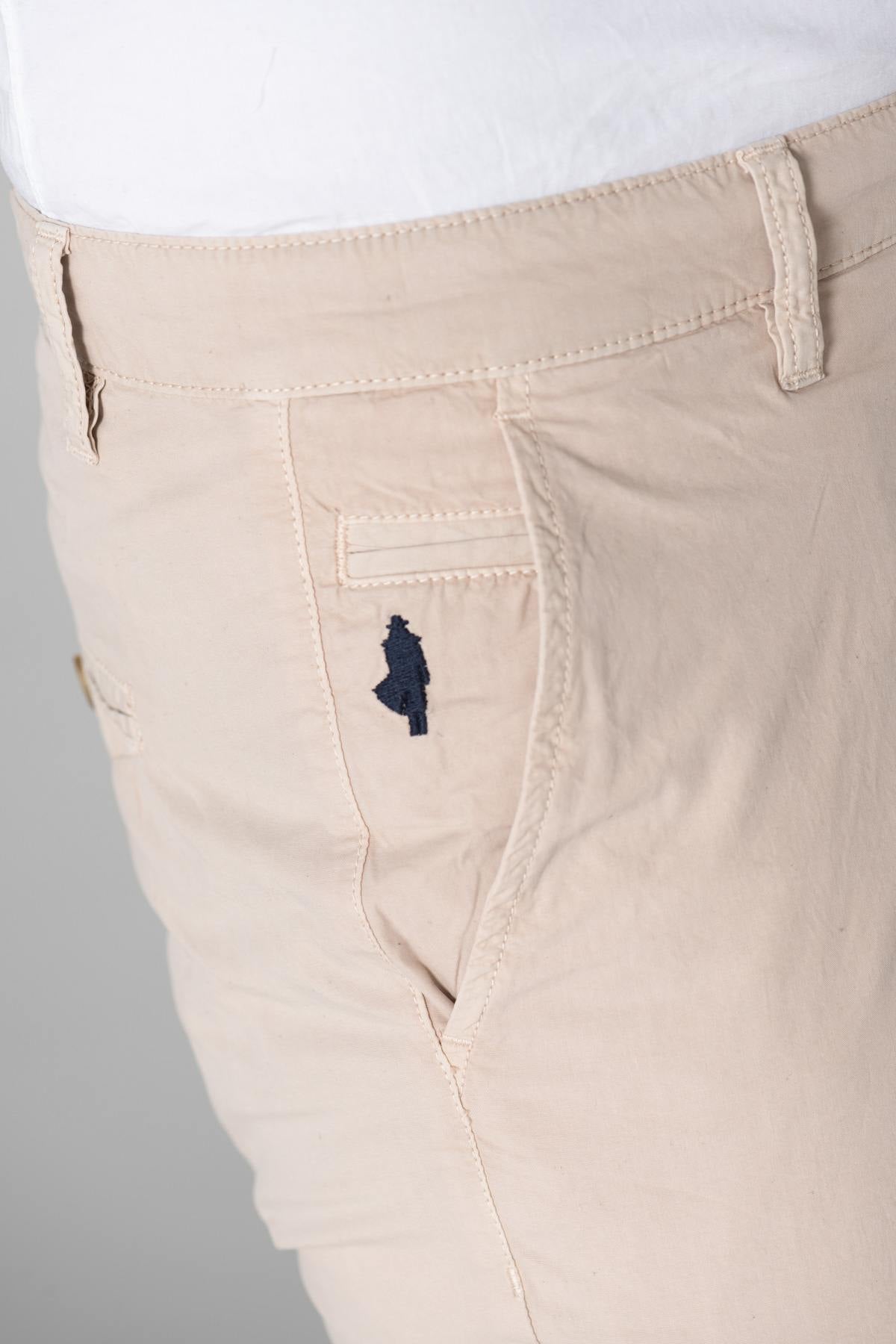 Men's ecru chino pants - Image n°5