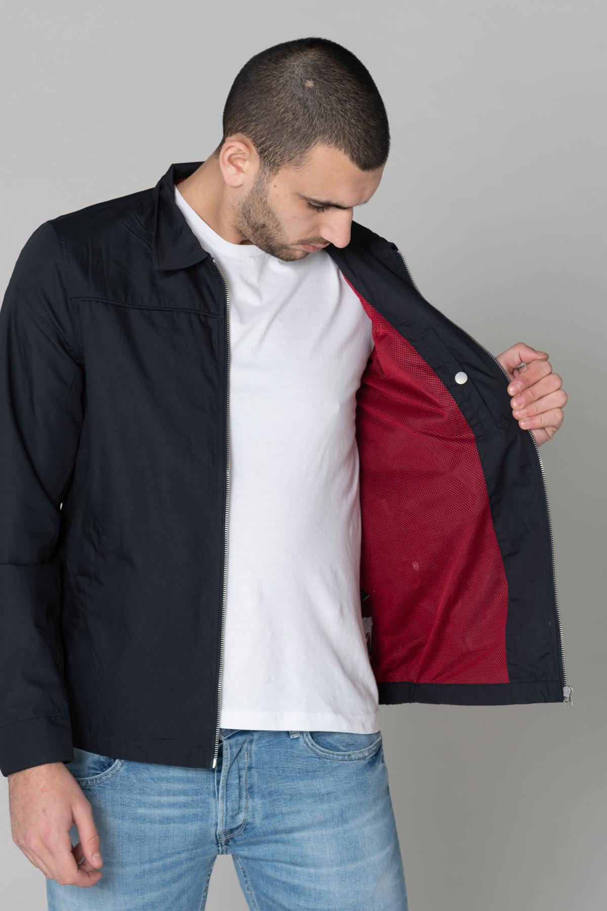 Light navy blue jacket - Image n°4