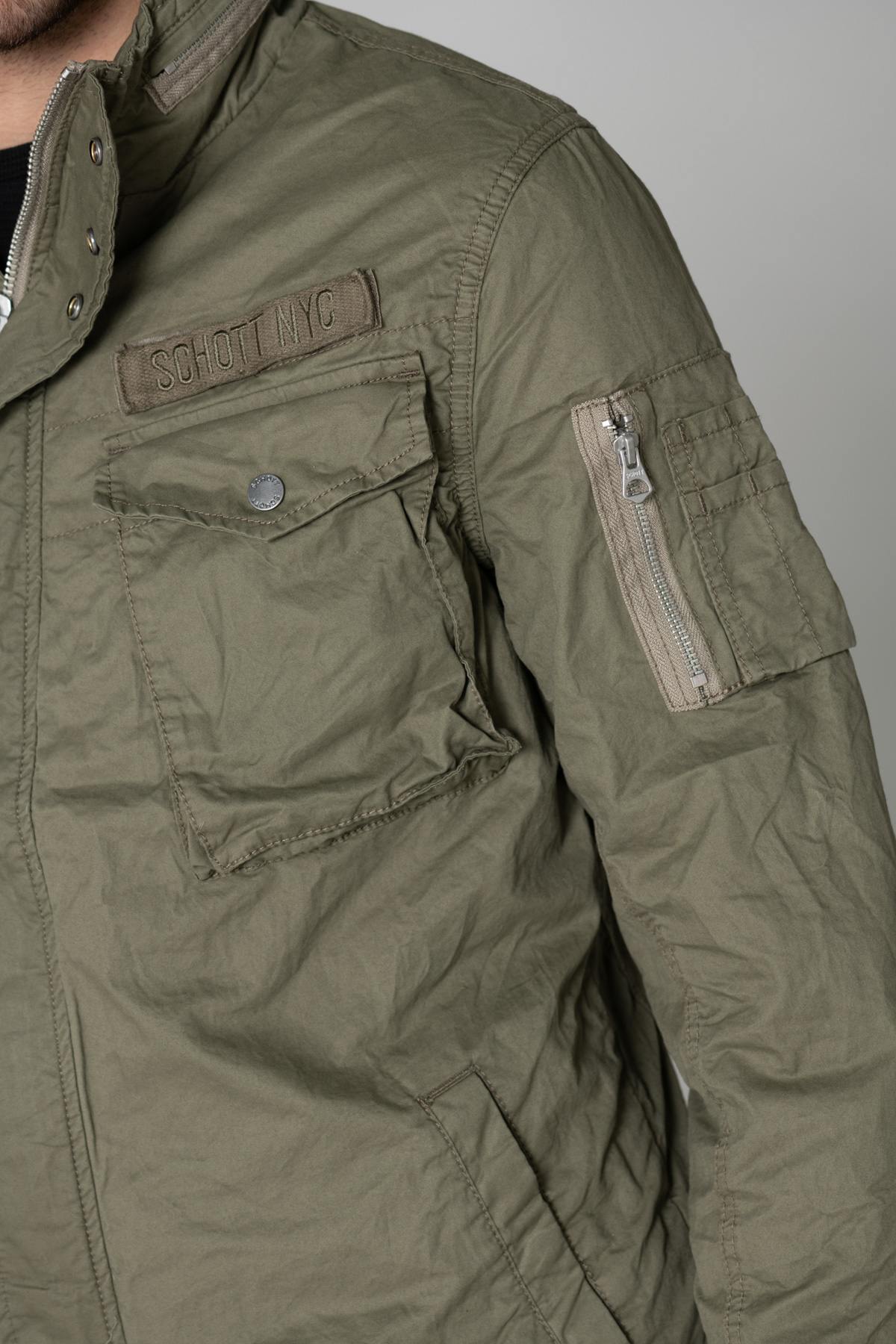 Men's khaki military jacket - Image n°6