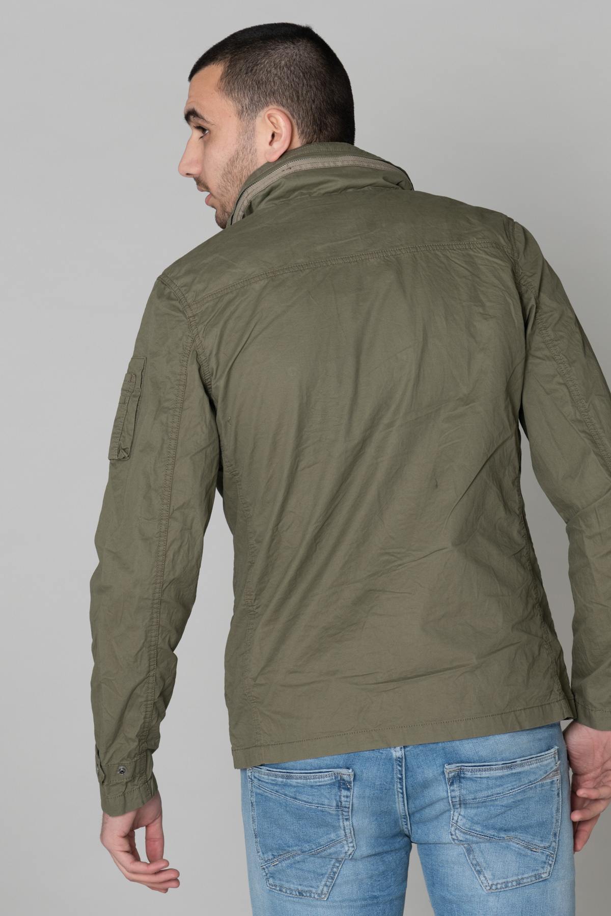 Men's khaki military jacket - Image n°5