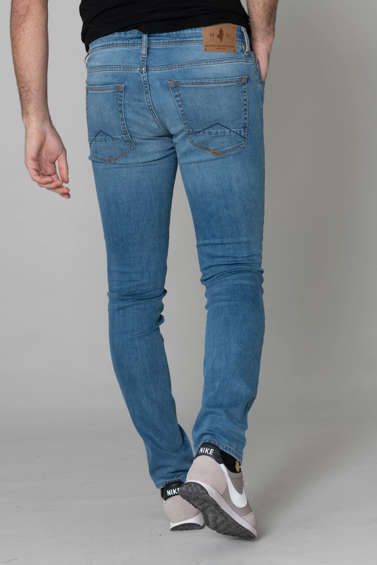 Light blue slim fit jeans - Image n°2