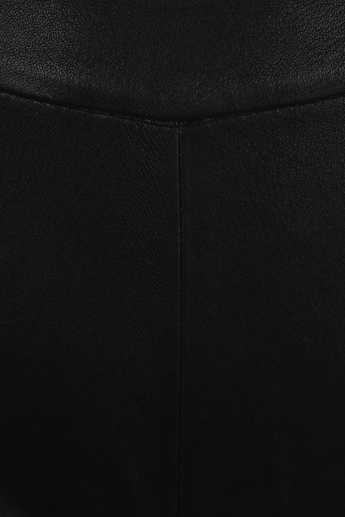 Black lambskin pants - Image n°4