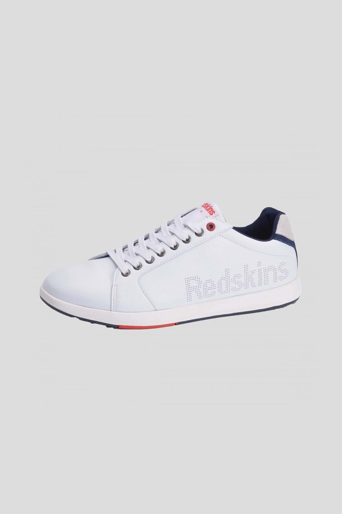 White faux leather sneakers - Image n°1