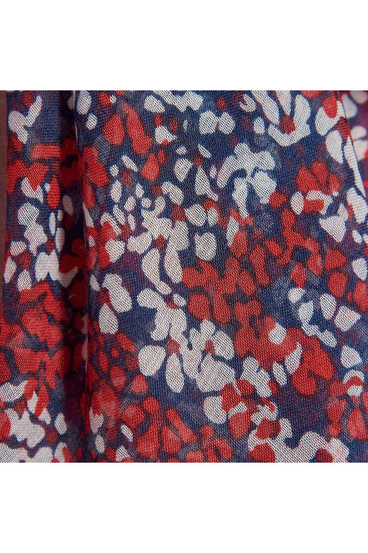 Light scarf with floral print - Image n°5