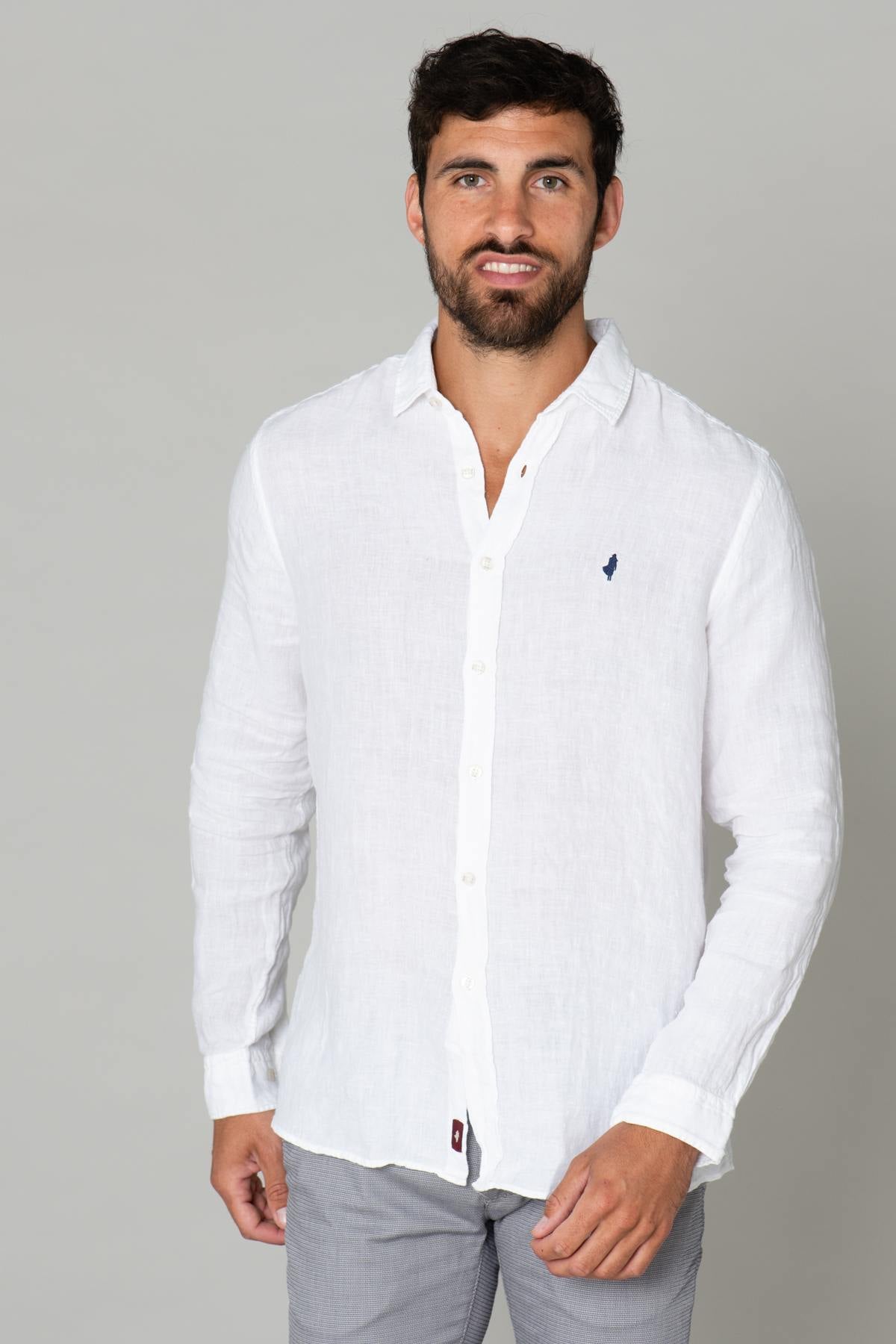 Light white linen shirt - Image n°1