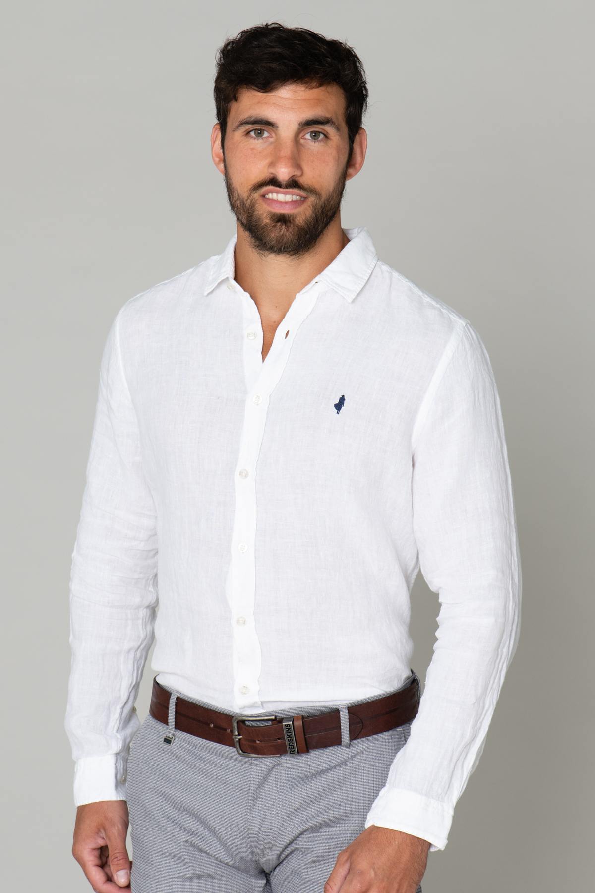 Light white linen shirt - Image n°2