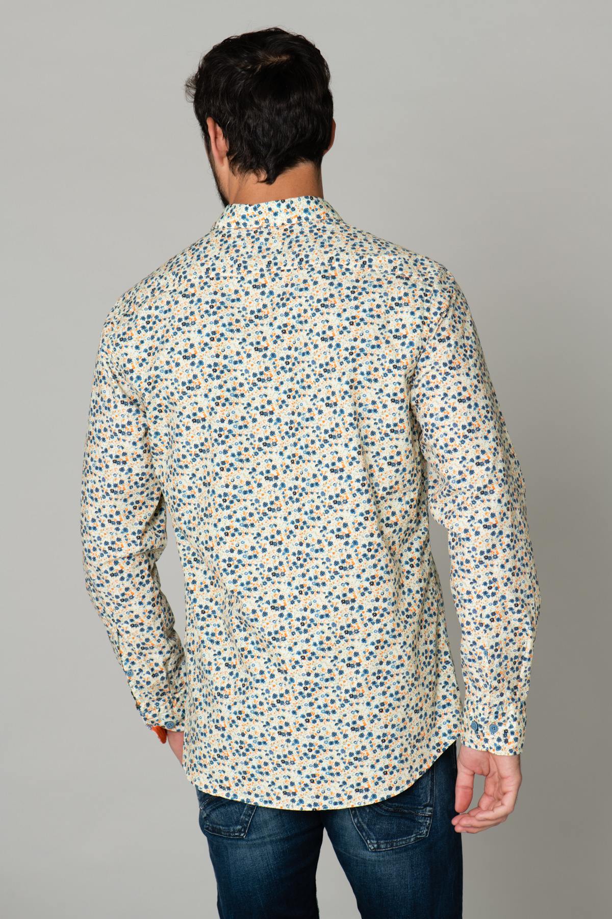 Men's floral patterned shirt - Image n°4