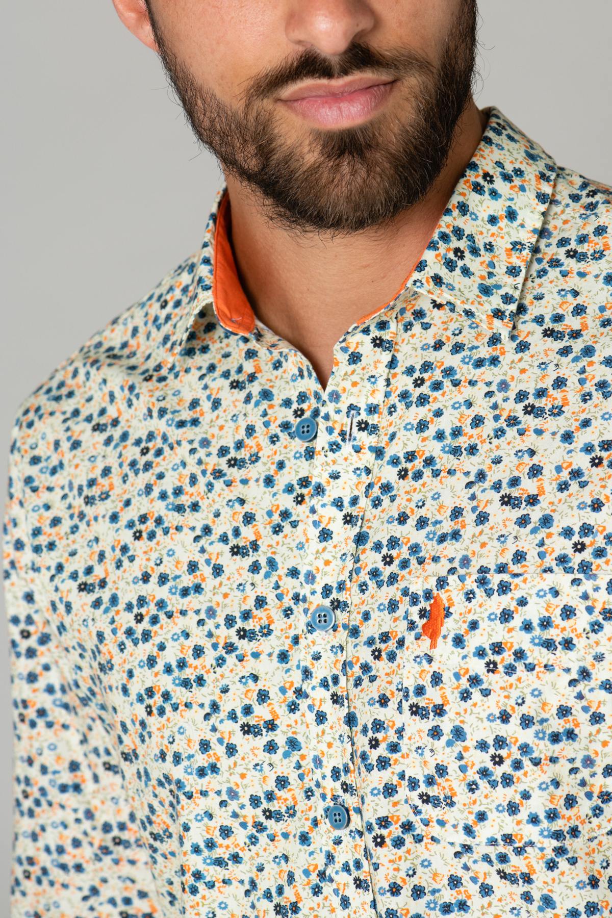 Men's floral patterned shirt - Image n°5