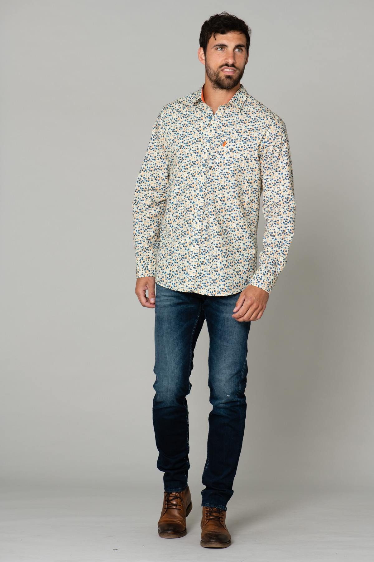 Men's floral patterned shirt - Image n°2