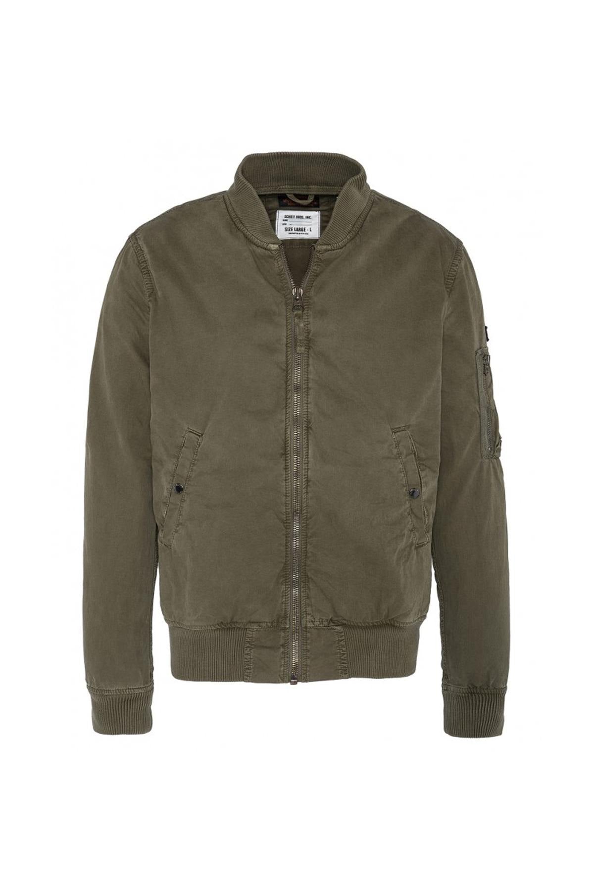 Khaki green MA-1 bomber jacket - Image n°1