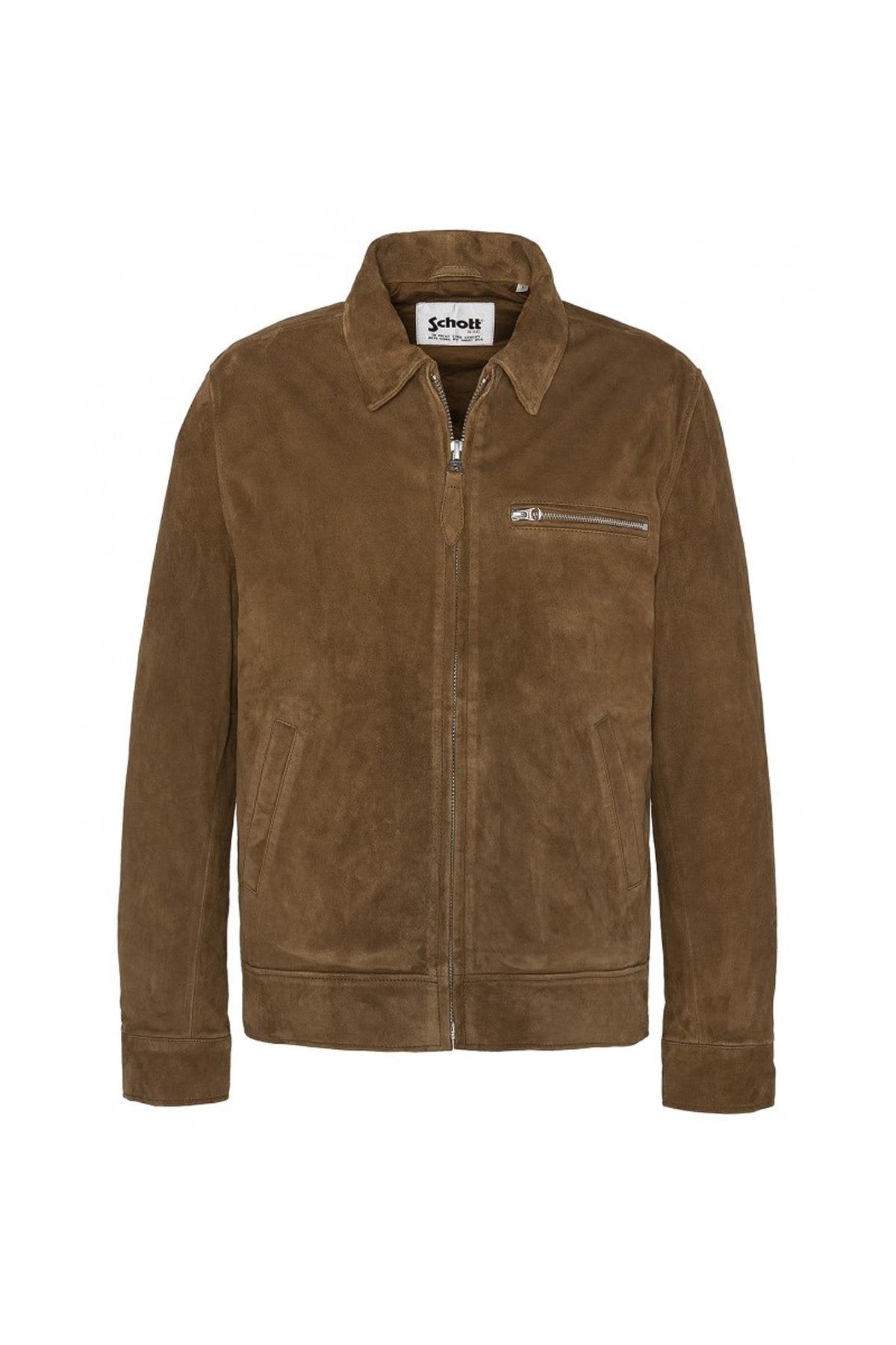 Trucker goatskin leather jacket - Image n°6