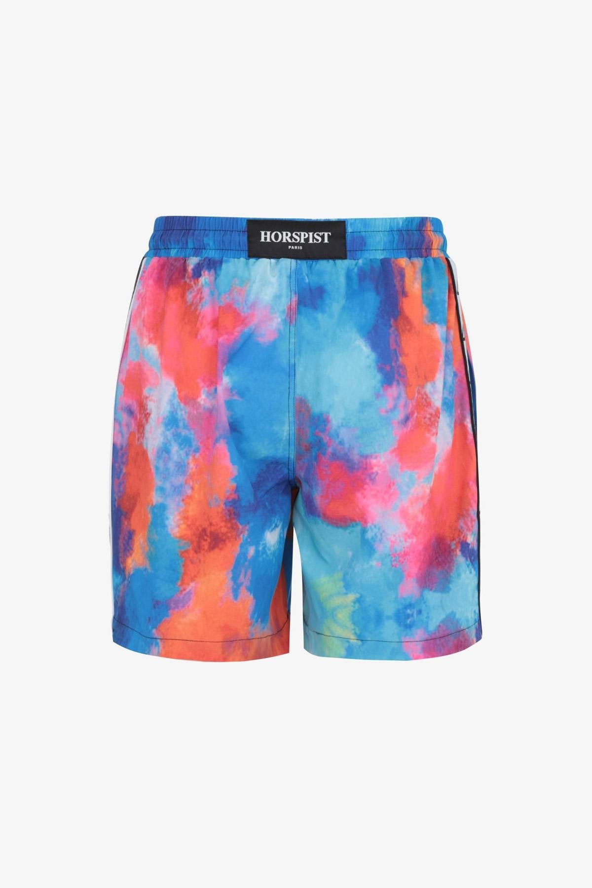 Watercolor blue beach shorts - Image n°2