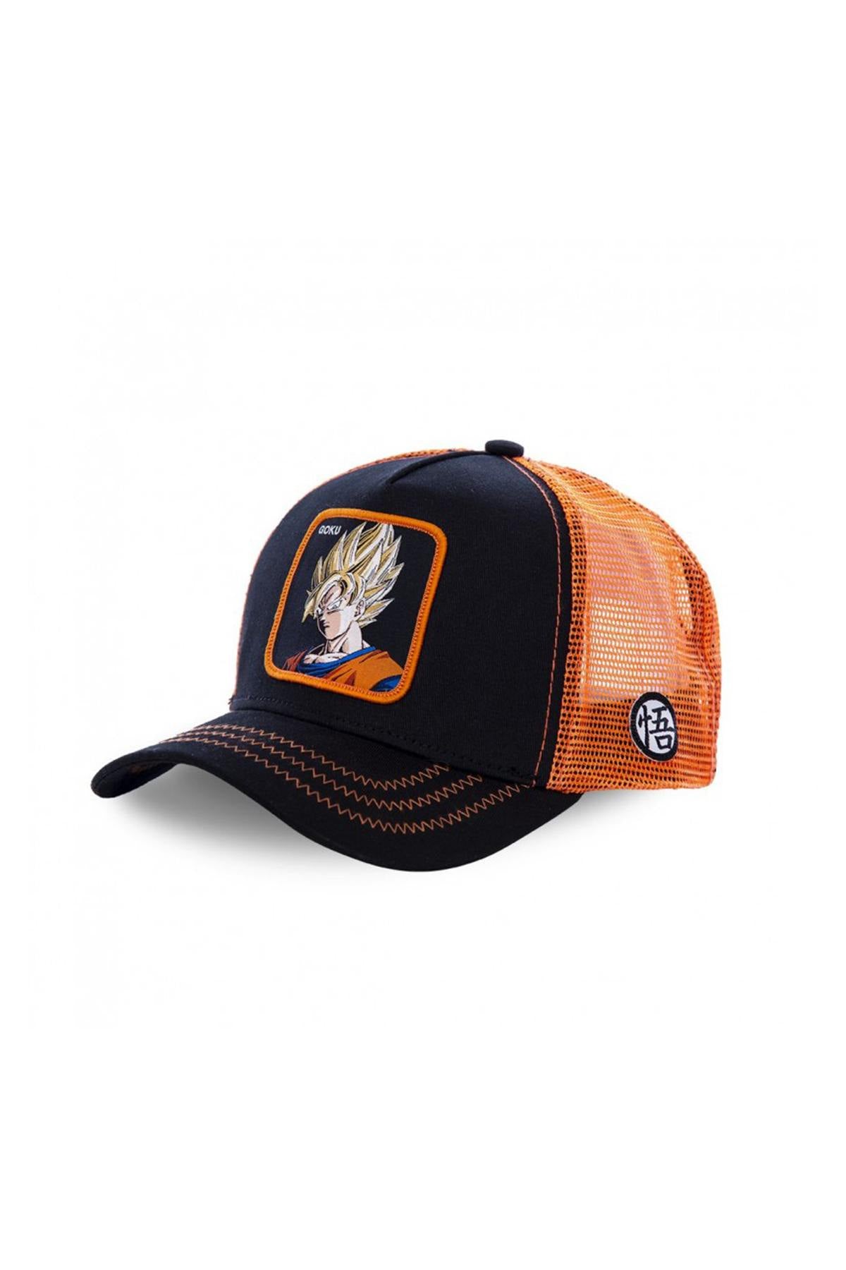 Black and orange Goku Super Saiyan cap - Image n°1