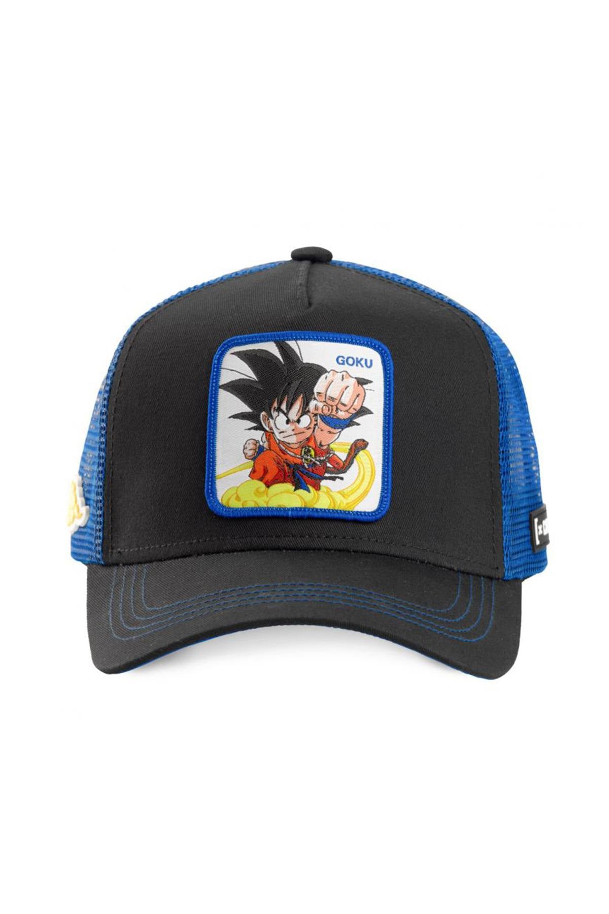 Black and blue Goku Dragon Ball cap - Image n°2