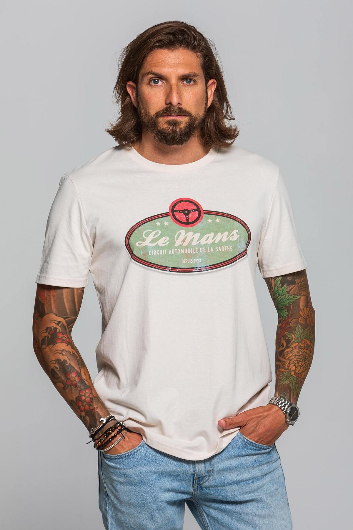 Le Mans vintage car racing t-shirt - Image n°2