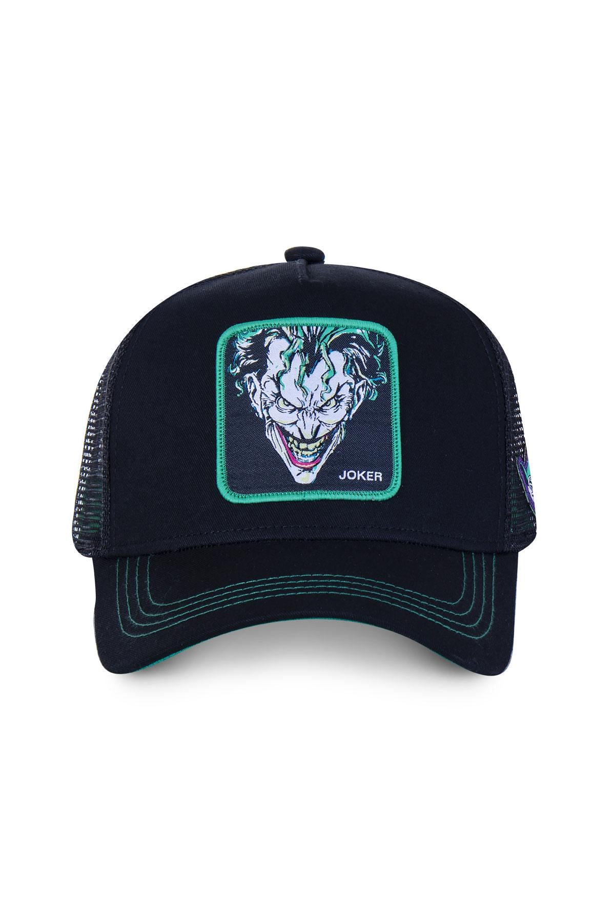 Black and green Joker cap - Image n°2