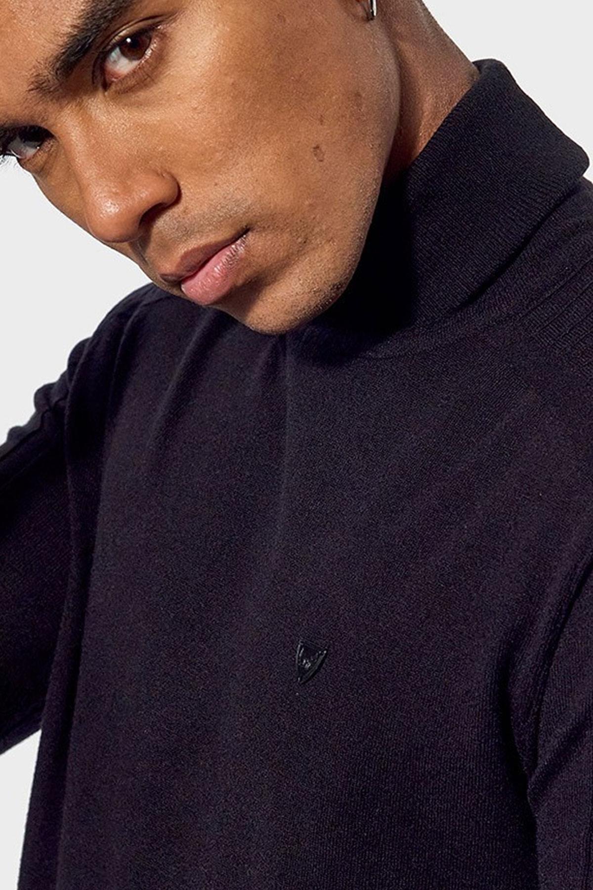 Black turtleneck sweater - Image n°3