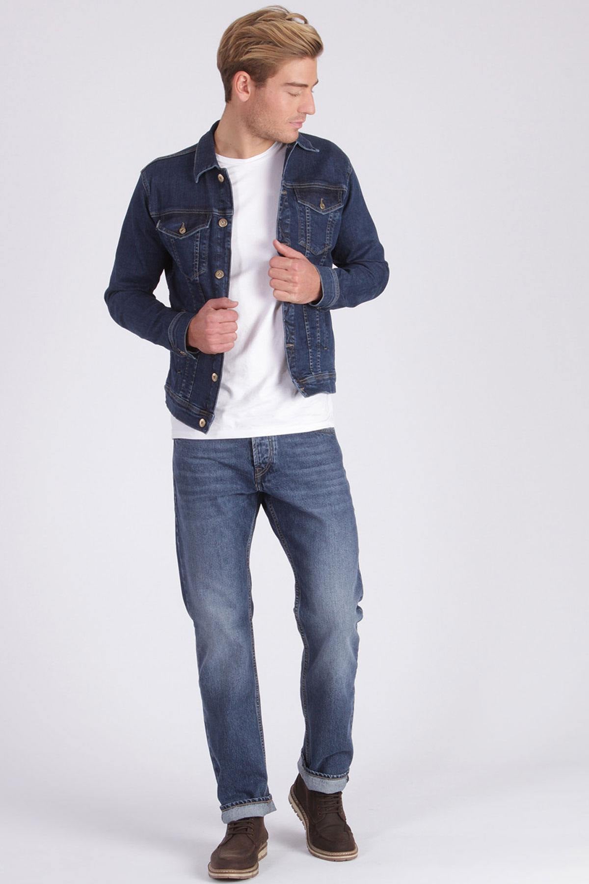 Blue denim jacket - Image n°4