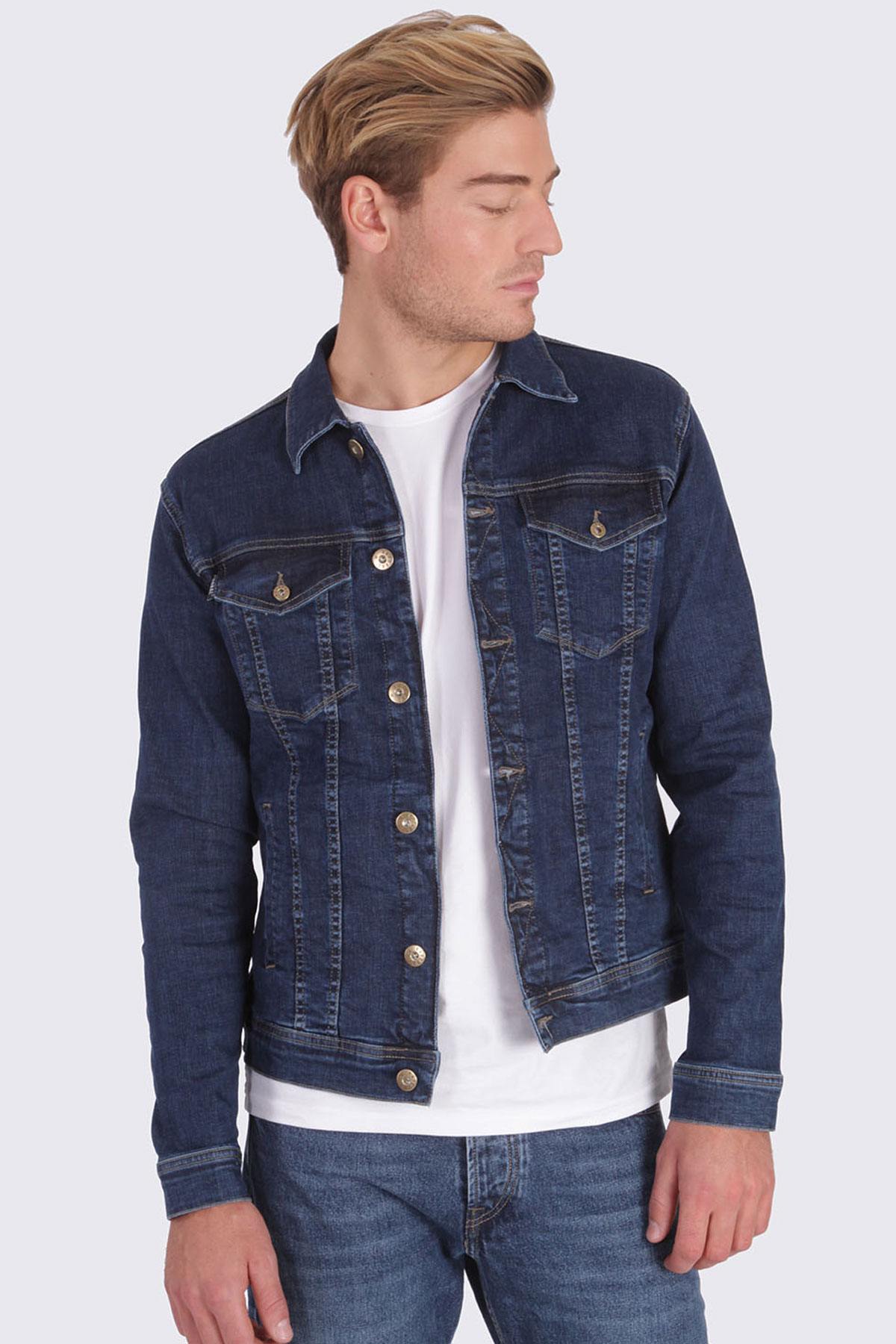 Blue denim jacket - Image n°1