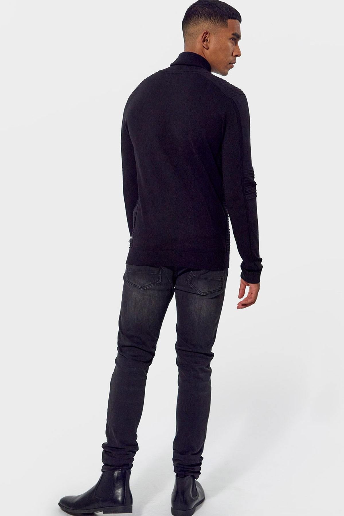 Black turtleneck sweater - Image n°4