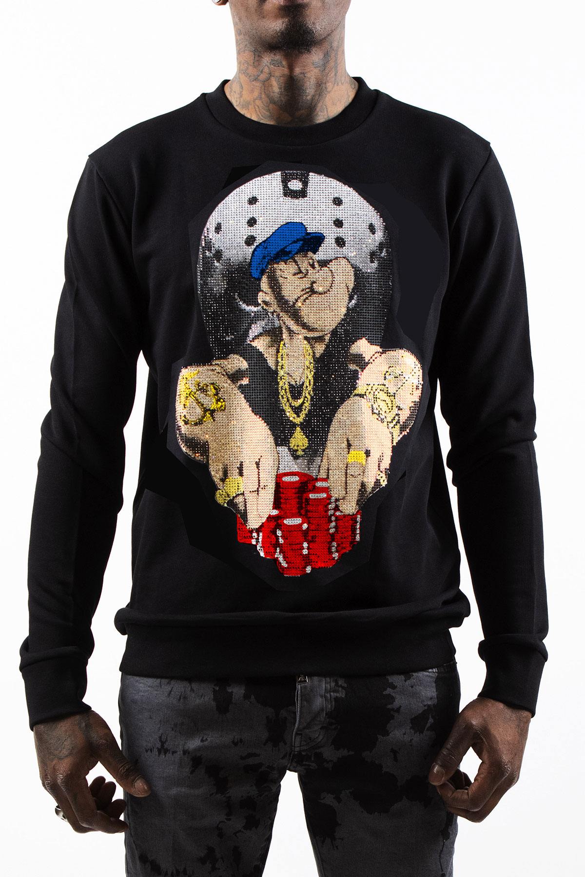 Popeye & Poker sweatshirt - Image n°1