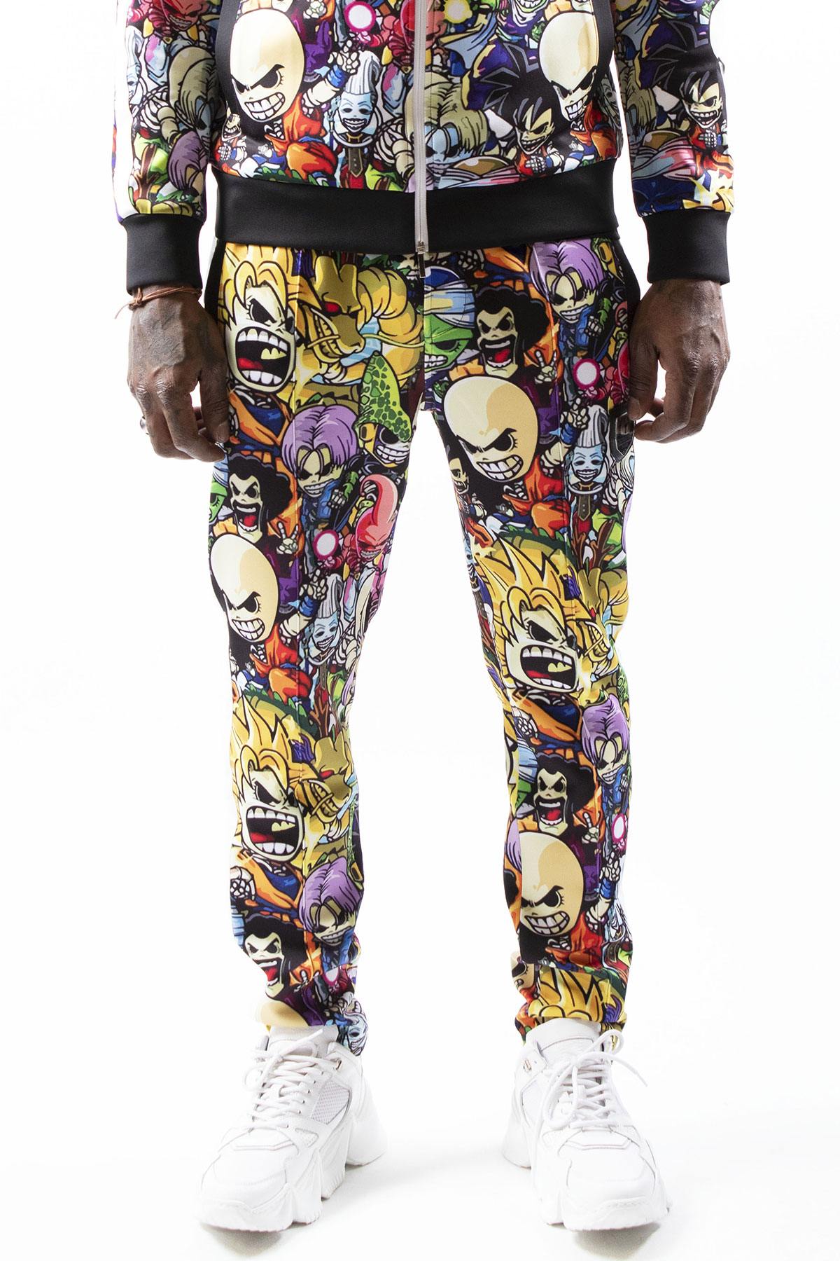 Manga print jogging pants - Image n°1