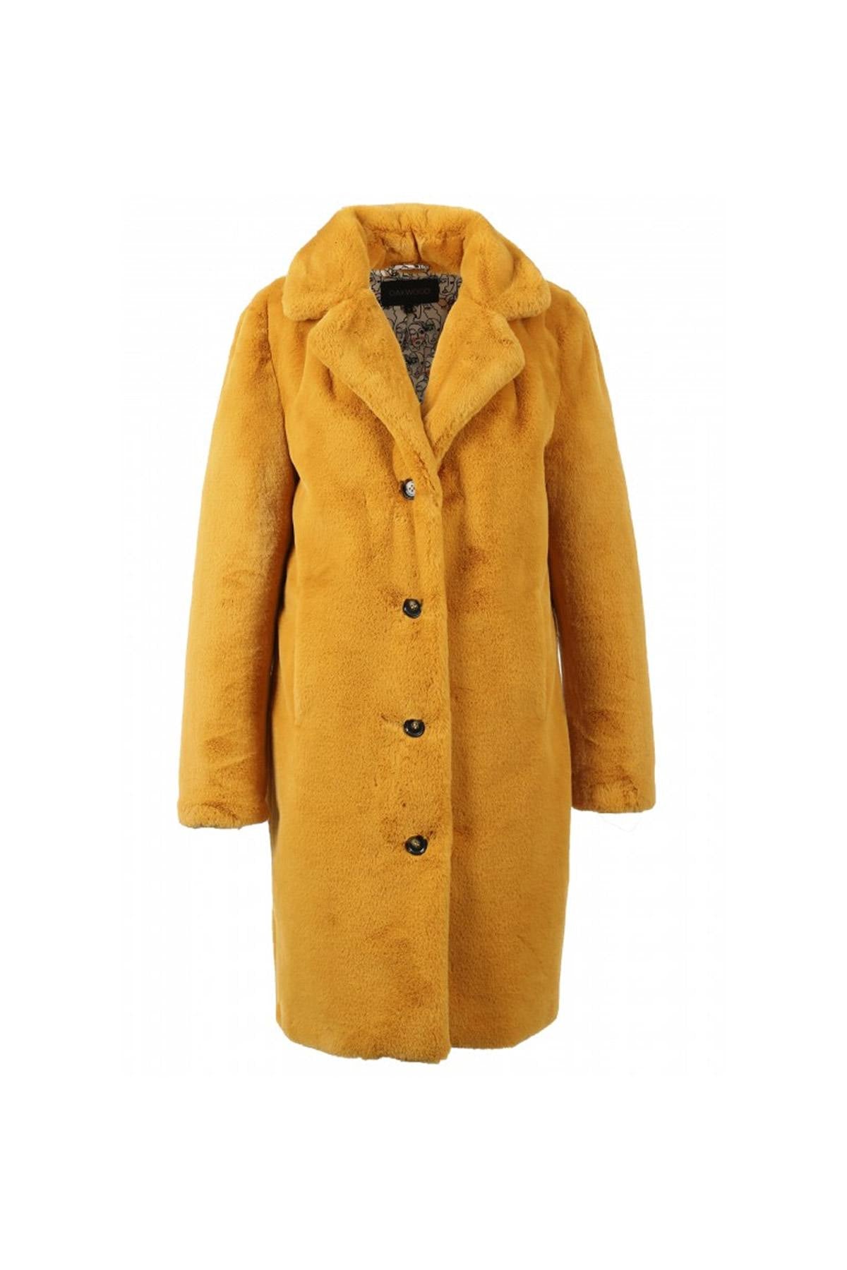 Long yellow faux fur - Image n°8