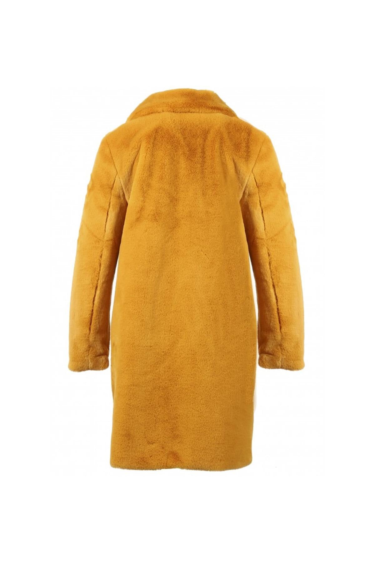 Long yellow faux fur - Image n°9