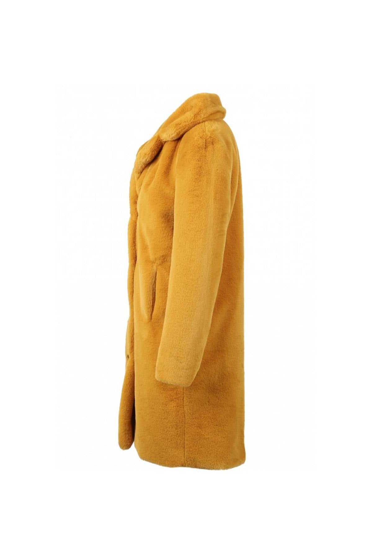 Long yellow faux fur - Image n°10