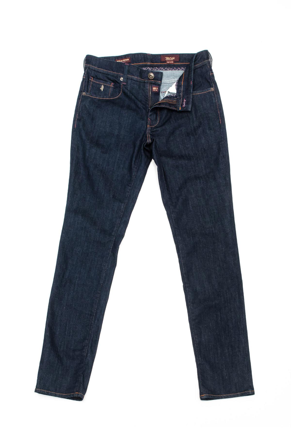 Men's raw blue jeans - Image n°1