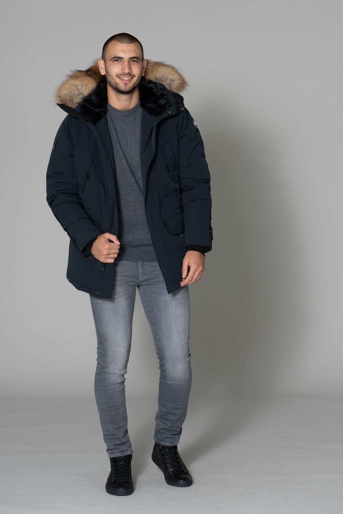 Fur-lined winter parka - Image n°2