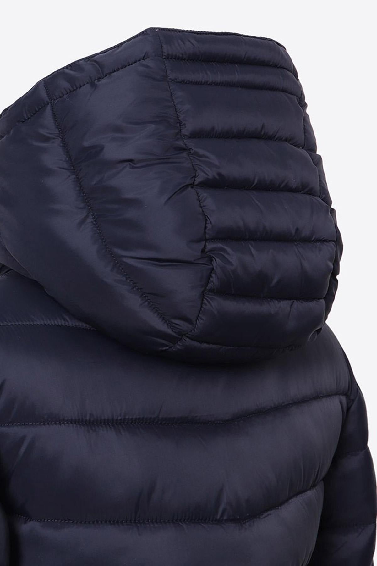 Navy blue children's down jacket - Image n°6